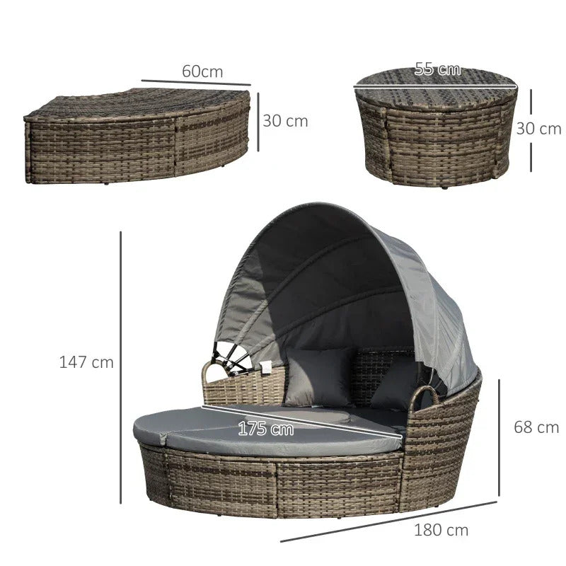 Lounge Shell Sun Island Outdoor Weatherproof