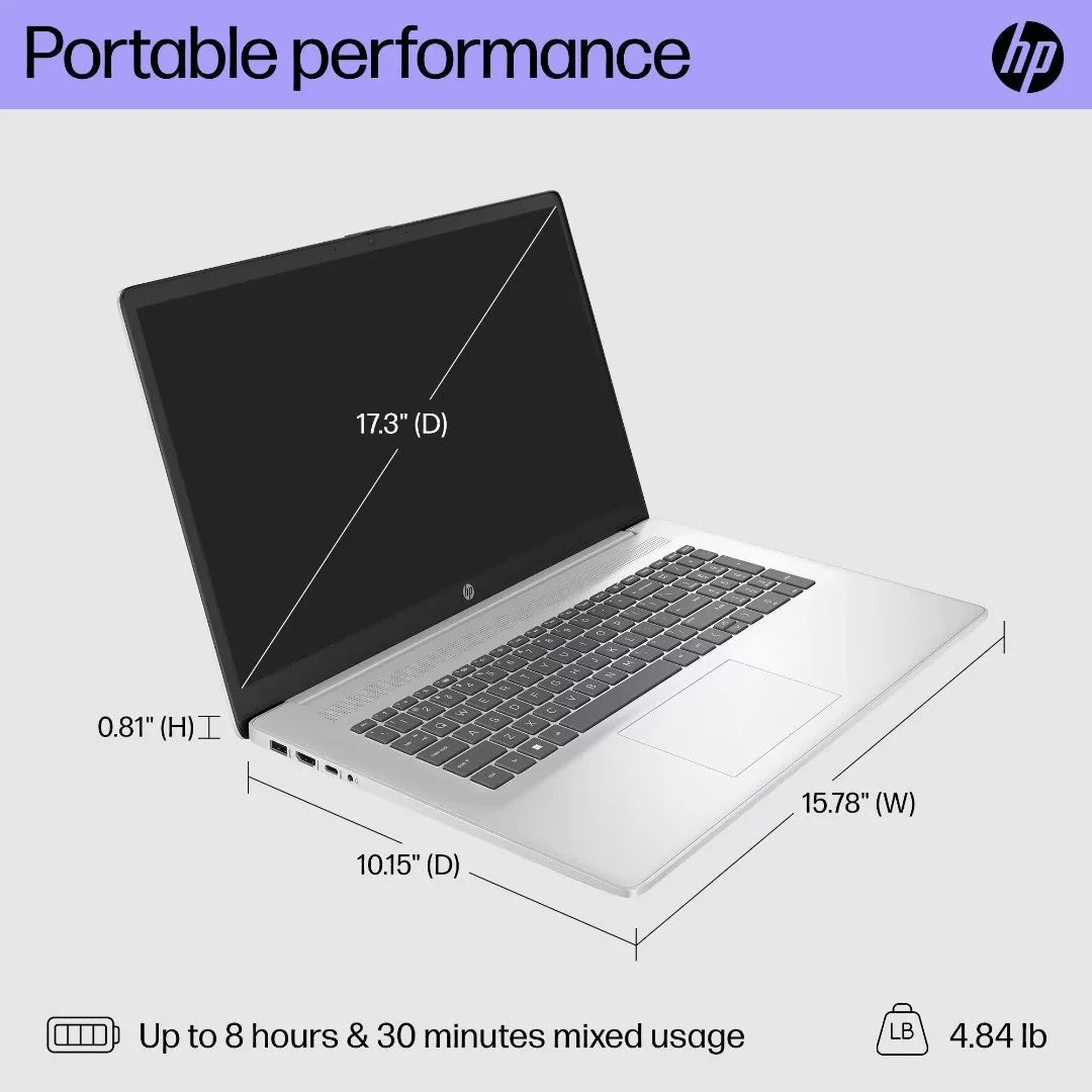 Laptop 17 with Intel Core i7-1355U | 17.3in HD+ Touchscreen | Up to 64GB RAM & 2TB SSD