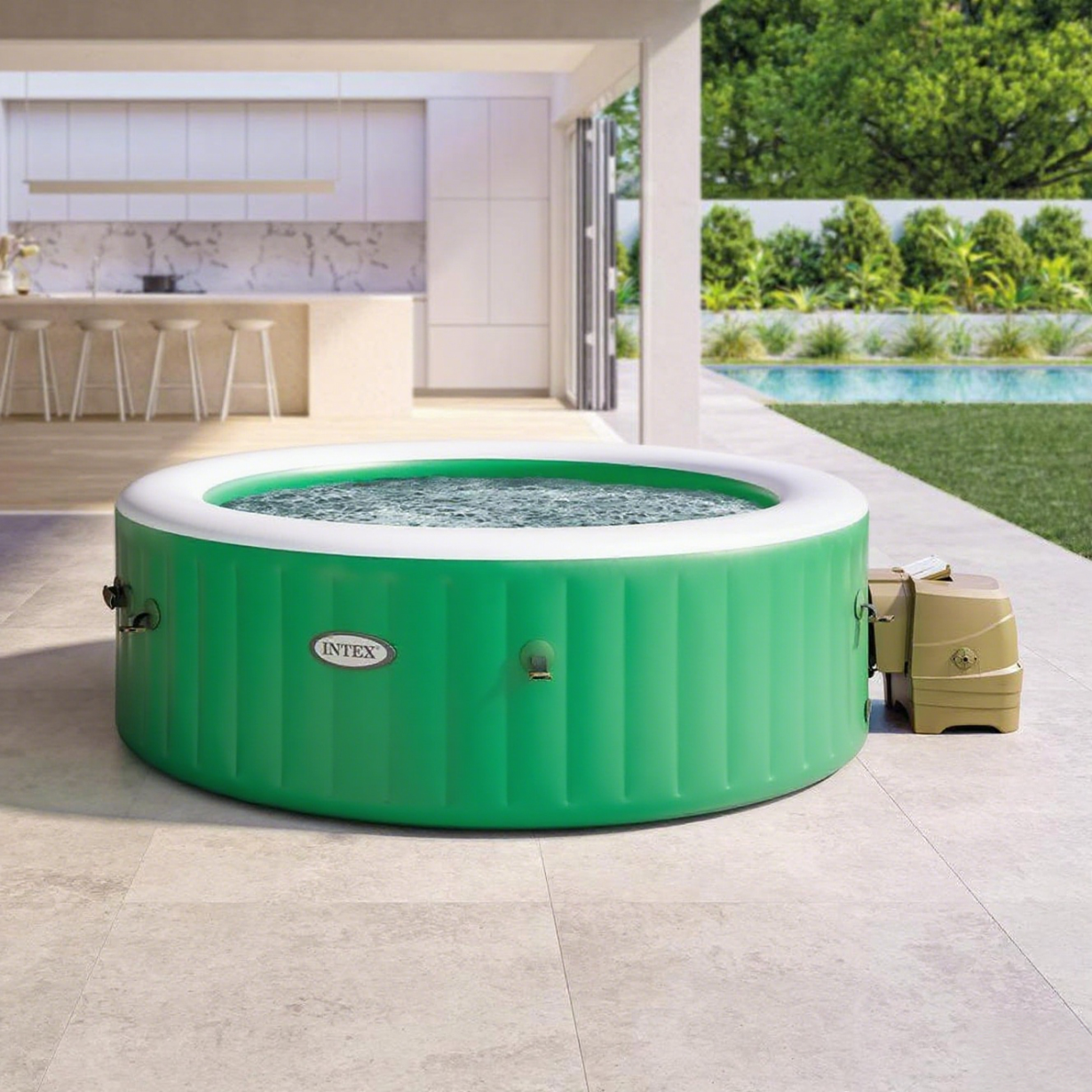 INTEX 28428EX Inflatable Spa. 4-6 People