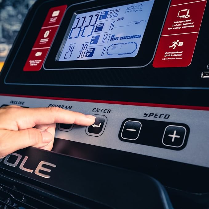Sole F63 Treadmill ¨C Smart Folding Design, Powerful 3.0HP Motor & Bluetooth Fitness Tracking