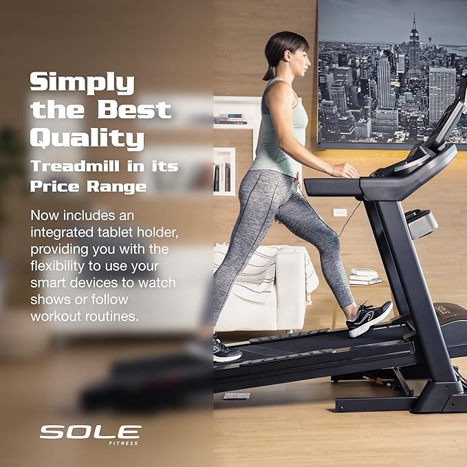 Sole F63 Treadmill ¨C Smart Folding Design, Powerful 3.0HP Motor & Bluetooth Fitness Tracking