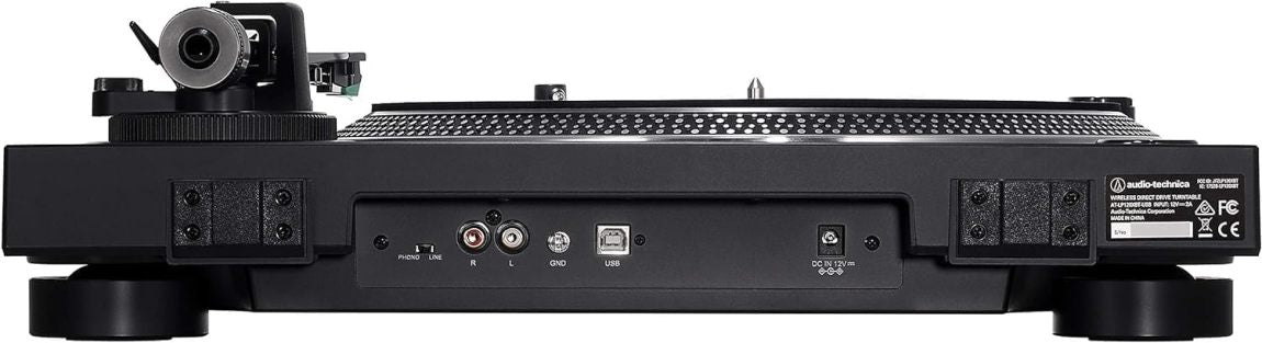 Audio-Technica LP120XUSBBK Manual Direct-Drive Turntable (Analogue & USB) Black