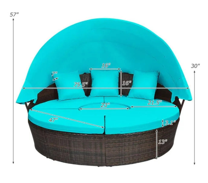 Lounge Shell Sun Island Outdoor Weatherproof