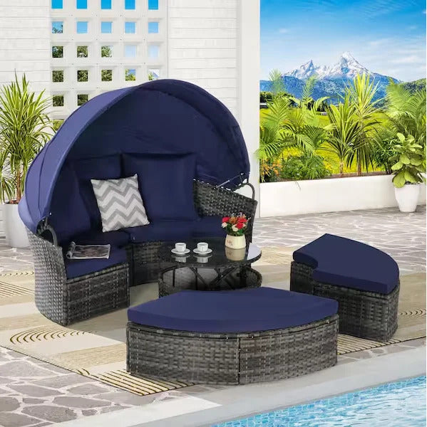 Lounge Shell Sun Island Outdoor Weatherproof