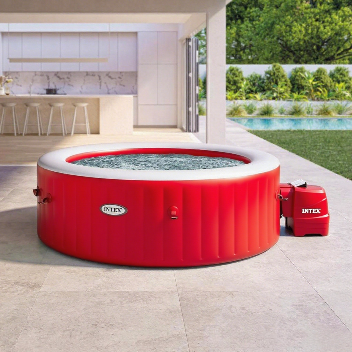 INTEX 28428EX Inflatable Spa. 4-6 People
