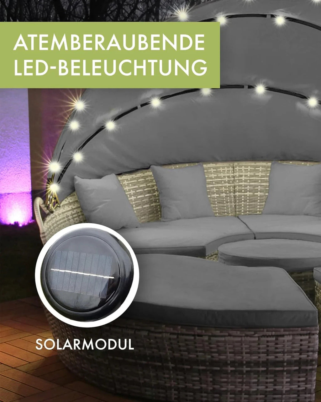 Lounge Shell Sun Island Outdoor Weatherproof
