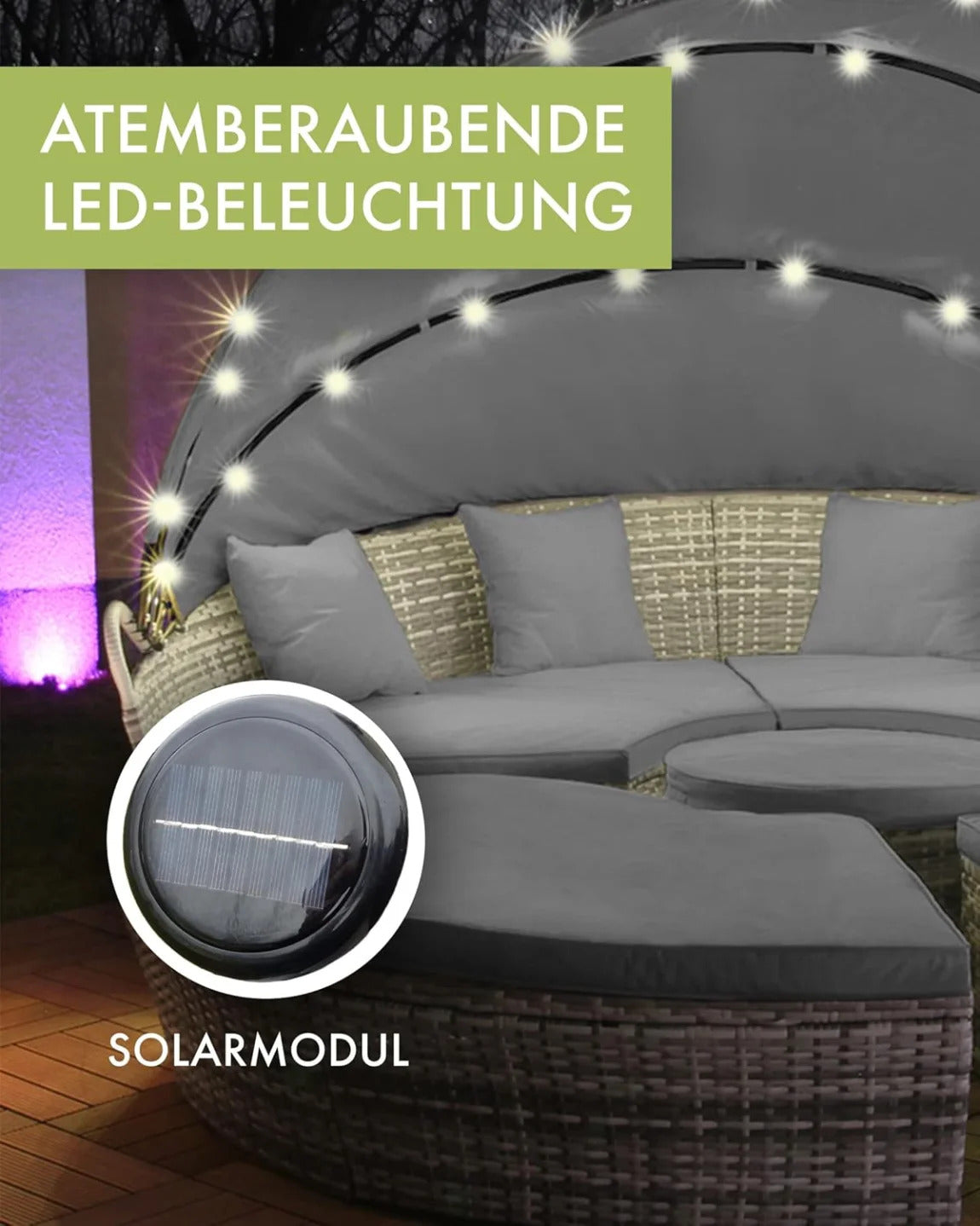 Lounge Shell Sun Island Outdoor Weatherproof